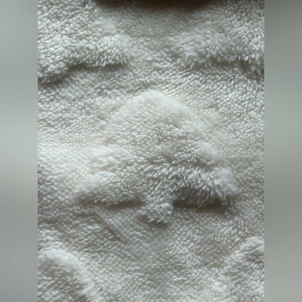 Koolaburra by Ugg White Clove Plush Christmas Holiday Stocking NWT - Picture 4 of 9